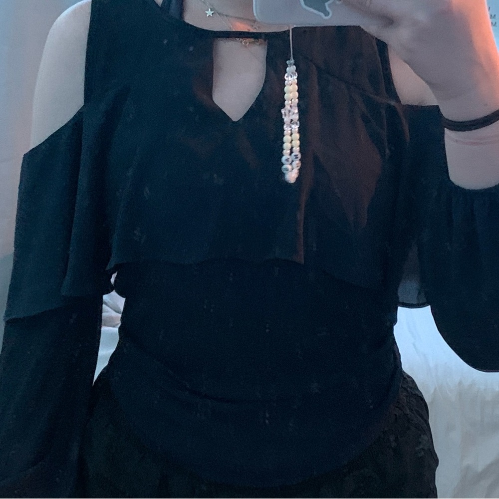 cold shoulder blouse !